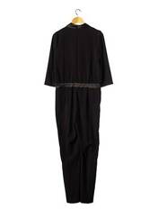 Combi-pantalon noir LAURA CLEMENT pour femme seconde vue