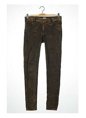 Jeans skinny stretch taille basse noir REIKO femme