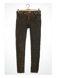 Jeans skinny stretch taille basse noir REIKO femme