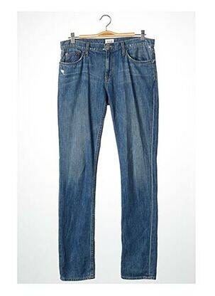 Jeans coupe droite stretch taille basse bleu HUDSON homme