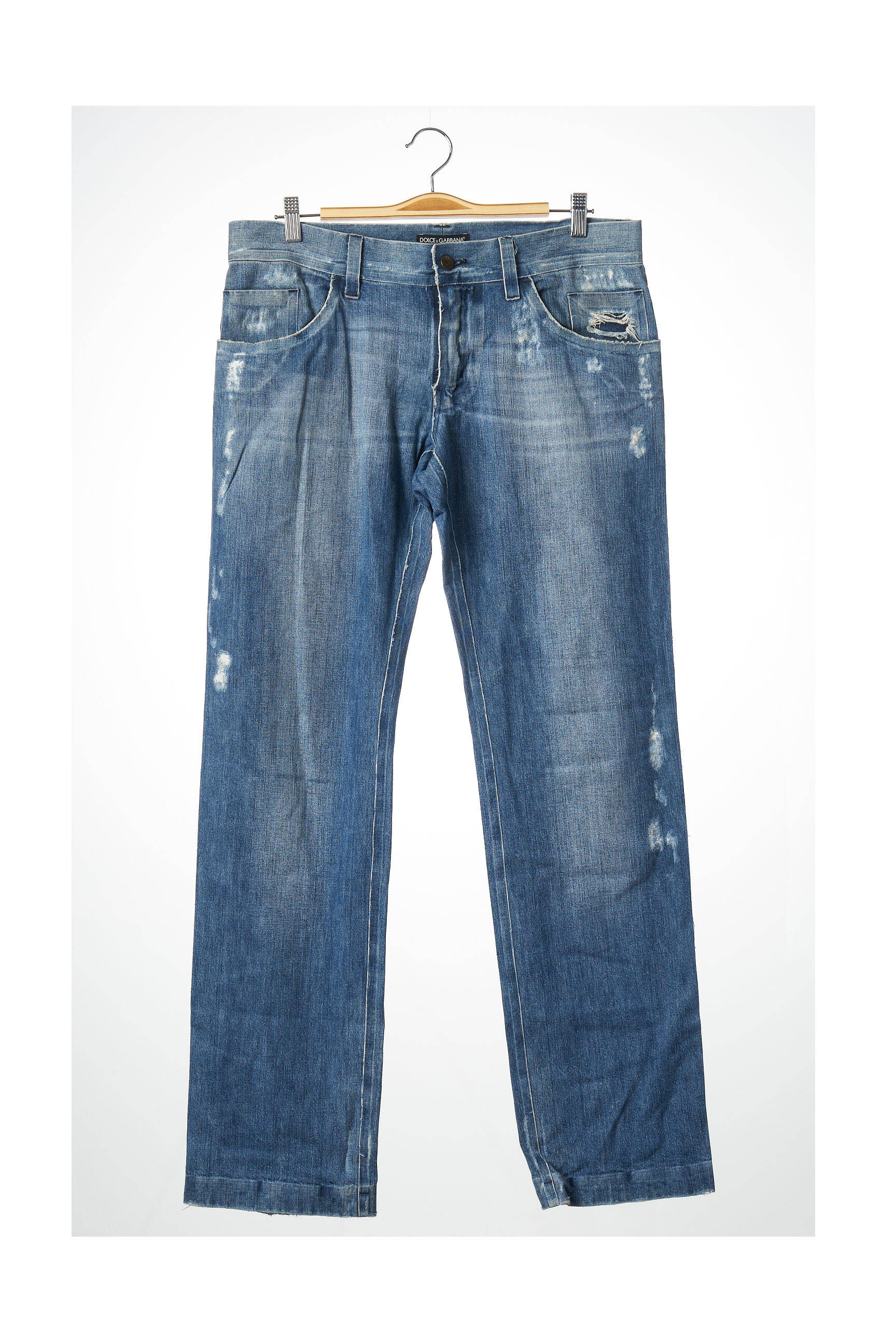 Dolce Gabbana Jeans Coupe Droite Femme De Couleur Bleu En Occasion  1593640-bleu00 - Modz