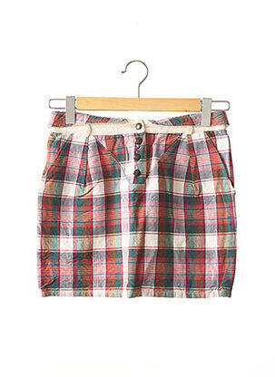 Jupe courte poches rouge SUZIE WINKLE femme