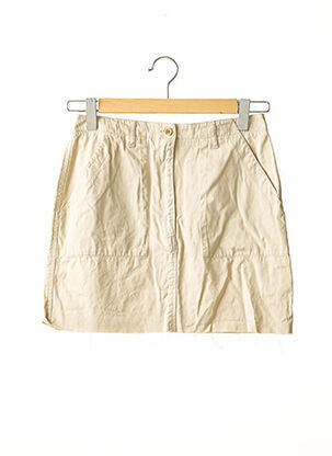 Jupe courte poches beige ANNE MARIE BERETTA femme