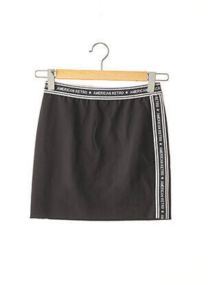 Jupe courte doublure noir AMERICAN RETRO femme
