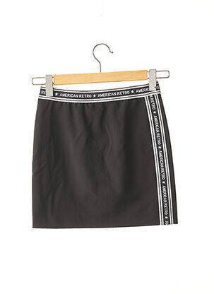 Jupe courte doublure noir AMERICAN RETRO femme