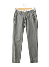Pantalon chino tissage popeline taille normale gris REPLAY femme