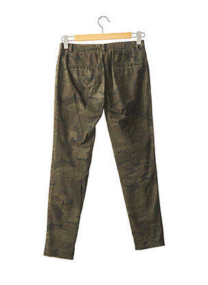 Pantalon 7/8 stretch taille basse vert MASON'S femme