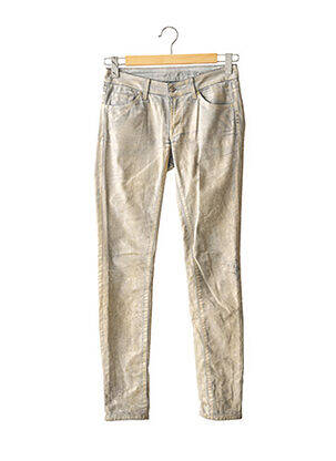 Pantalon slim taille basse taille basse gris 7 FOR ALL MANKIND femme