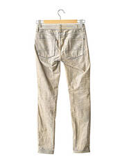 Pantalon slim gris 7 FOR ALL MANKIND pour femme seconde vue