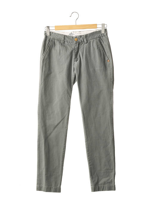 Pantalon chino tissage popeline taille normale gris REPLAY femme
