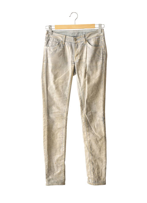 Pantalon slim taille basse taille basse gris 7 FOR ALL MANKIND femme