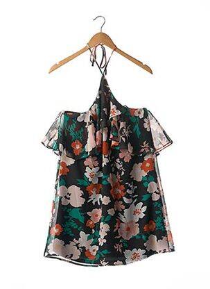 Robe courte sans manche sans manche noir FASHION UNION femme