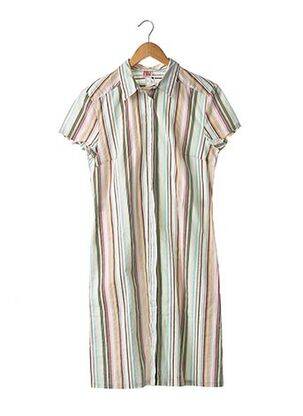 Robe mi-longue manches courtes manches courtes marron DOROTENNIS femme