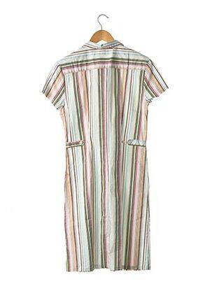 Robe mi-longue manches courtes manches courtes marron DOROTENNIS femme