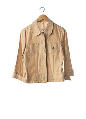 Veste casual coupe droite beige DONALDSON femme