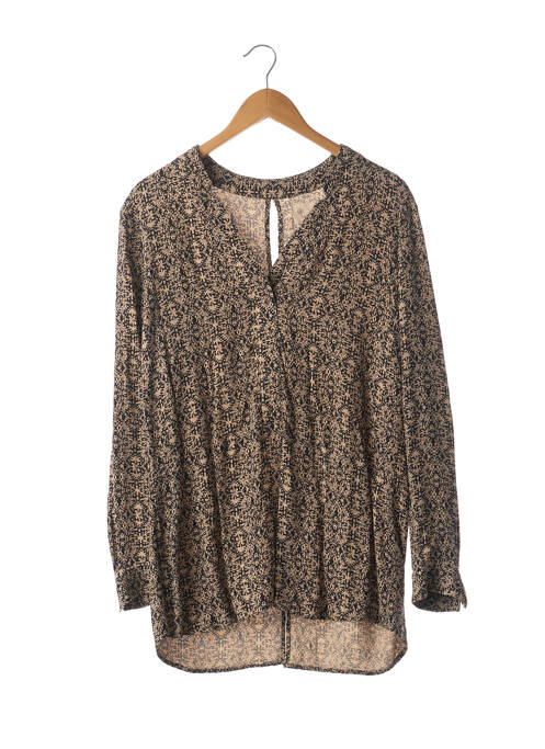 Tunique manches longues beige STELLA FOREST pour femme