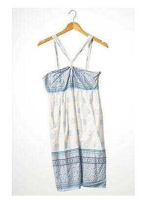 Robe mi-longue imprimé fantaisie fines bretelles bleu PAUL & JOE SISTER femme