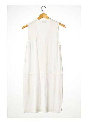 Robe mi-longue sans manche sans manche blanc STELLA FOREST femme