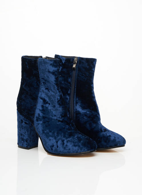 Bottines/Boots bleu SANS MARQUE pour femme