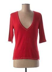 T-shirt rouge LE BOUDOIR D'EDOUARD pour femme seconde vue