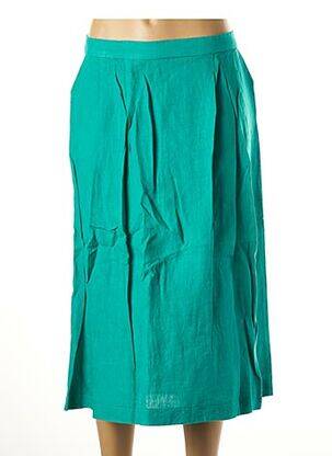 Jupe mi-longue coupe évasée vert LE BOUDOIR D'EDOUARD femme