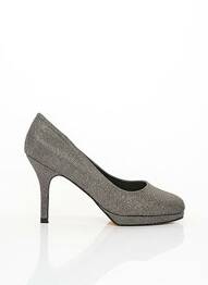 Escarpins talon de 7 à 9cm gris MENBUR femme