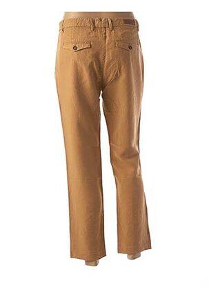 Pantalon 7/8 coupe chino taille normale beige HOD femme