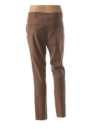 Pantalon 7/8 stretch taille normale marron SACK'S femme