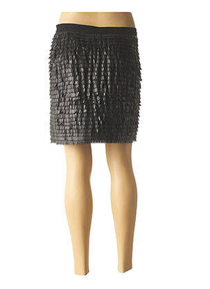 Jupe courte coupe droite noir LIU JO femme