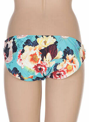 Bas de maillot de bain imprimé fleurs culotte bleu SEAFOLLY femme