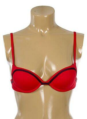 Haut de maillot de bain haut soutien-gorge moulé haut soutien-gorge moulé rouge HUIT femme