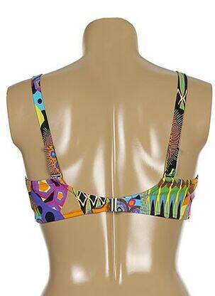 Haut de maillot de bain haut soutien-gorge moulé haut soutien-gorge moulé bleu ANTIGEL femme