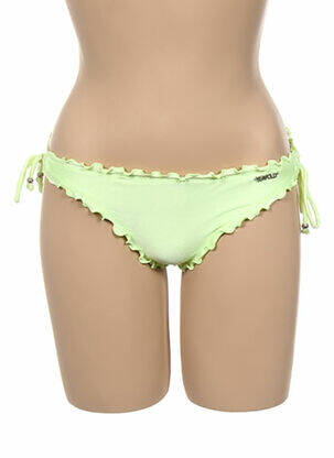 Bas de maillot de bain fermeture liens à nouer bikini jaune SEAFOLLY femme