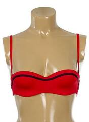 Haut de maillot de bain rouge HUIT pour femme seconde vue
