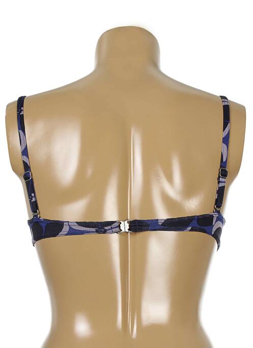 Haut de maillot de bain bleu KIWI pour femme