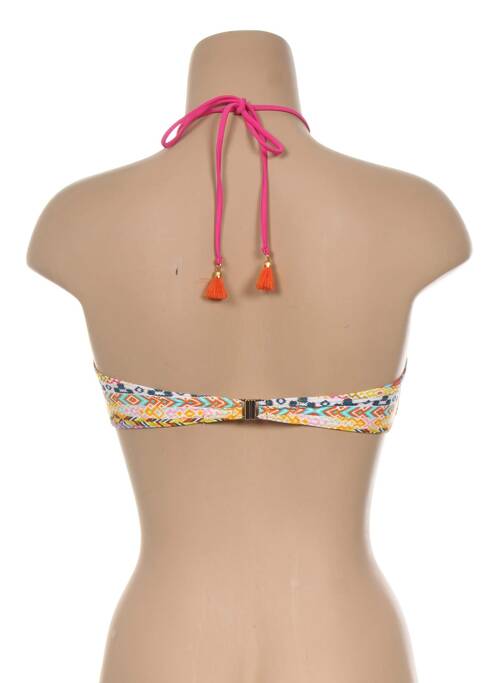 Haut de maillot de bain jaune KIWI pour femme