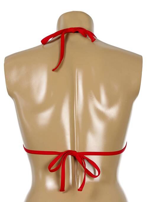 Haut de maillot de bain rouge KIWI pour femme