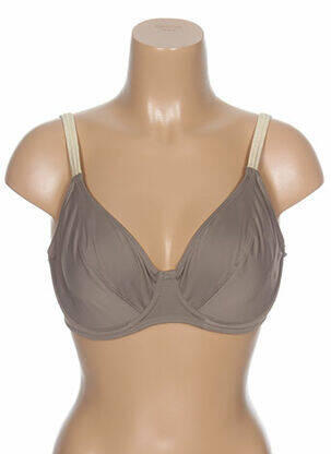 Haut de maillot de bain haut soutien-gorge emboitant haut soutien-gorge emboitant gris FREYA femme