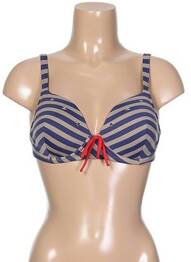 Haut de maillot de bain haut soutien-gorge moulé haut soutien-gorge moulé marron ANTIGEL femme