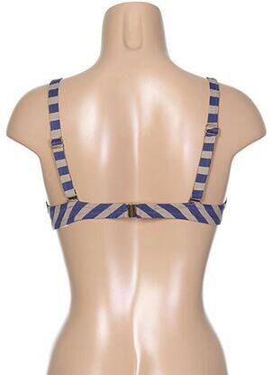 Haut de maillot de bain haut soutien-gorge moulé haut soutien-gorge moulé marron ANTIGEL femme