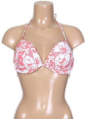 Haut de maillot de bain haut soutien-gorge moulé haut soutien-gorge moulé rose KIWI femme