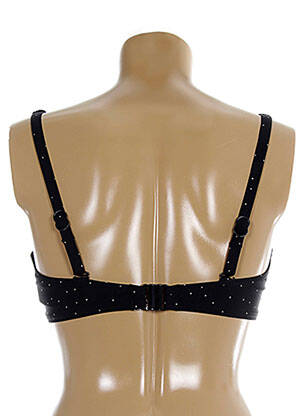 Haut de maillot de bain bretelles élastiquées ajustables noir SEAFOLLY femme
