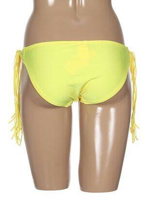 Bas de maillot de bain fermeture liens à nouer bikini jaune SEAFOLLY femme