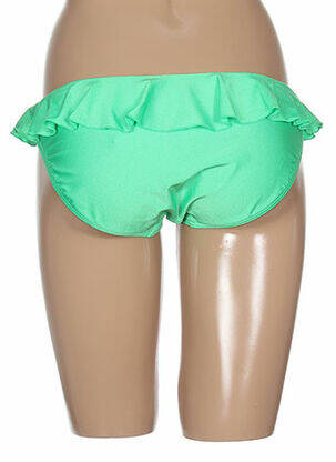 Bas de maillot de bain tissage satiné culotte vert SEAFOLLY femme