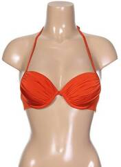 Haut de maillot de bain orange KIWI pour femme seconde vue