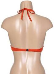 Haut de maillot de bain orange KIWI pour femme seconde vue