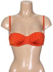 Haut de maillot de bain orange KIWI pour femme seconde vue