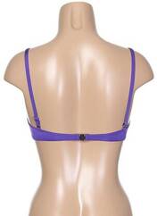 Haut de maillot de bain violet KIWI pour femme seconde vue