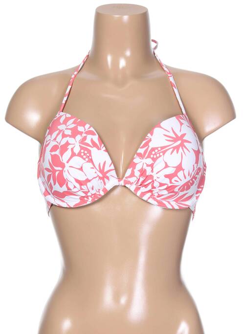Haut de maillot de bain haut soutien-gorge moulé haut soutien-gorge moulé rose KIWI femme
