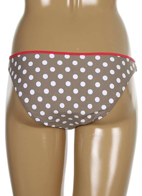 Bas de maillot de bain marron ANTIGEL femme